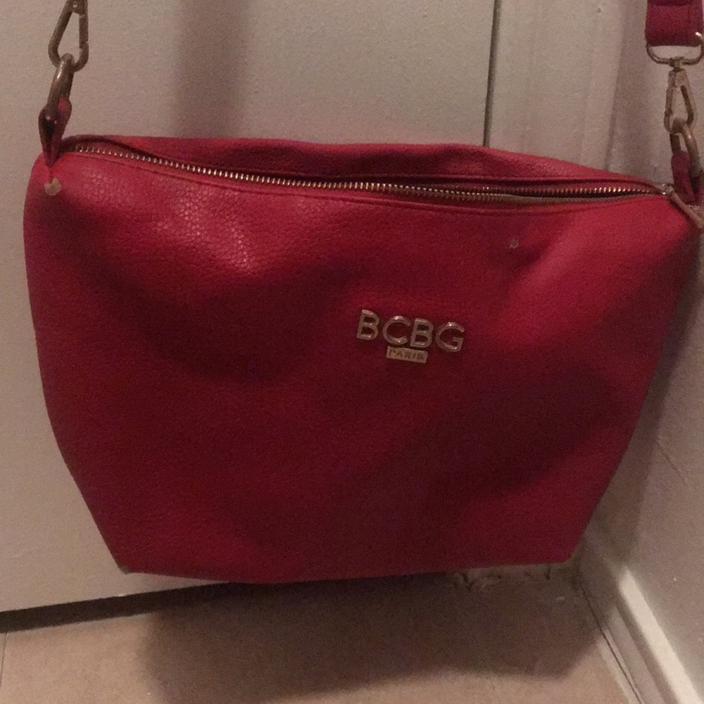 BCBG Red Crossbody Purse